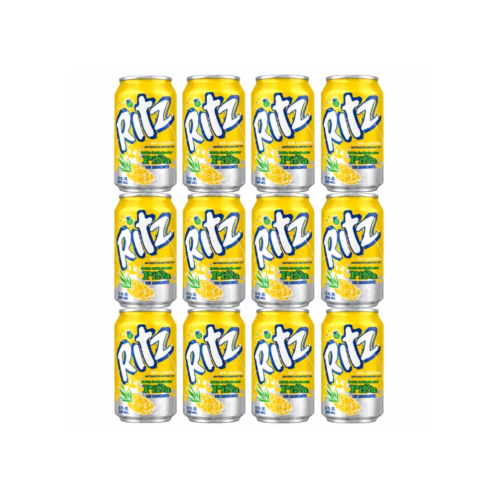 Refresco gaseado sabor piña Ritz (12 x 355 ml) - Imagen 1