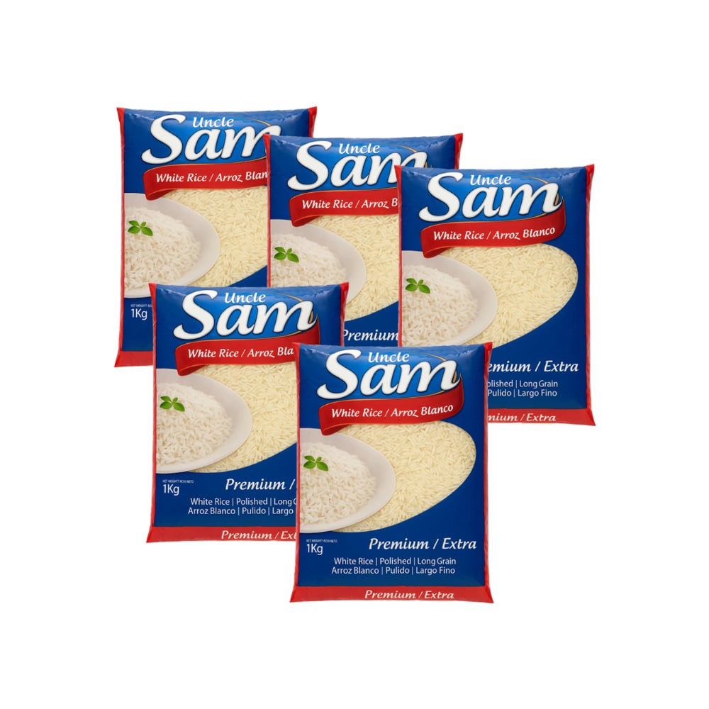 Arroz Tío Sam (5 x 1 kg) - Imagen 1