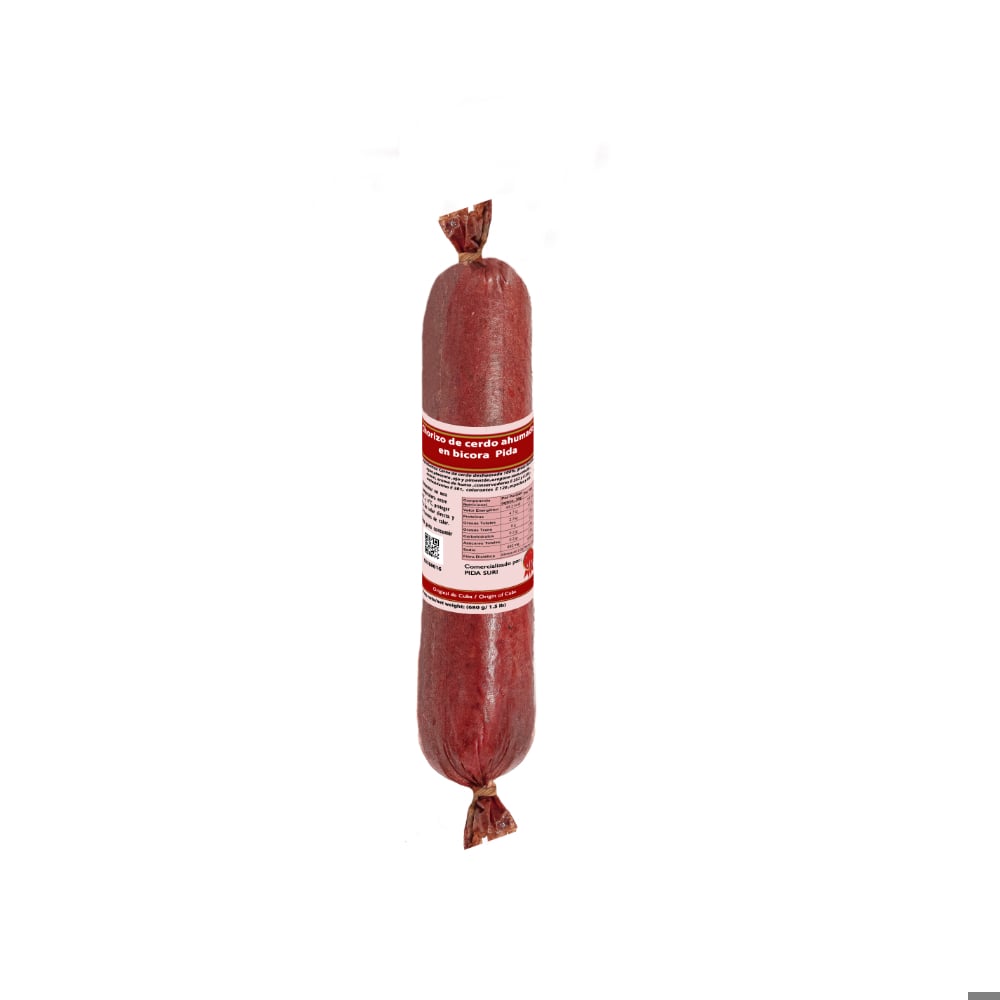Chorizo de cerdo ahumado en bicora Pida (680 g / 1.5 lb) - Imagen 1