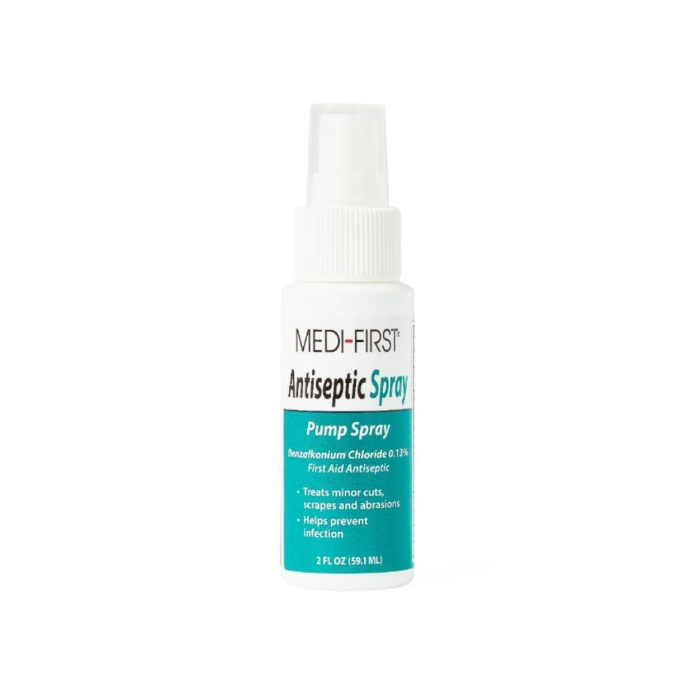 Spray antiséptico de cloruro de benzalconio 0.13 % MEDI-FIRST (59.1 ml / 2 fl.oz) - Imagen 1