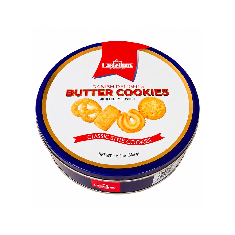 Galletas de mantequilla danesas Castellum (340 g / 12 oz) - Imagen 1