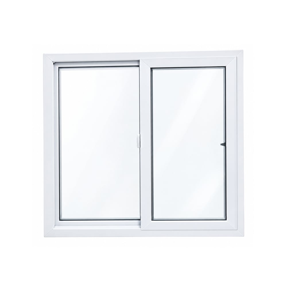 Ventana corrediza de u-PVC con malla antiinsectos 1.00 m x 1.20 m Rudenkov - Imagen 1