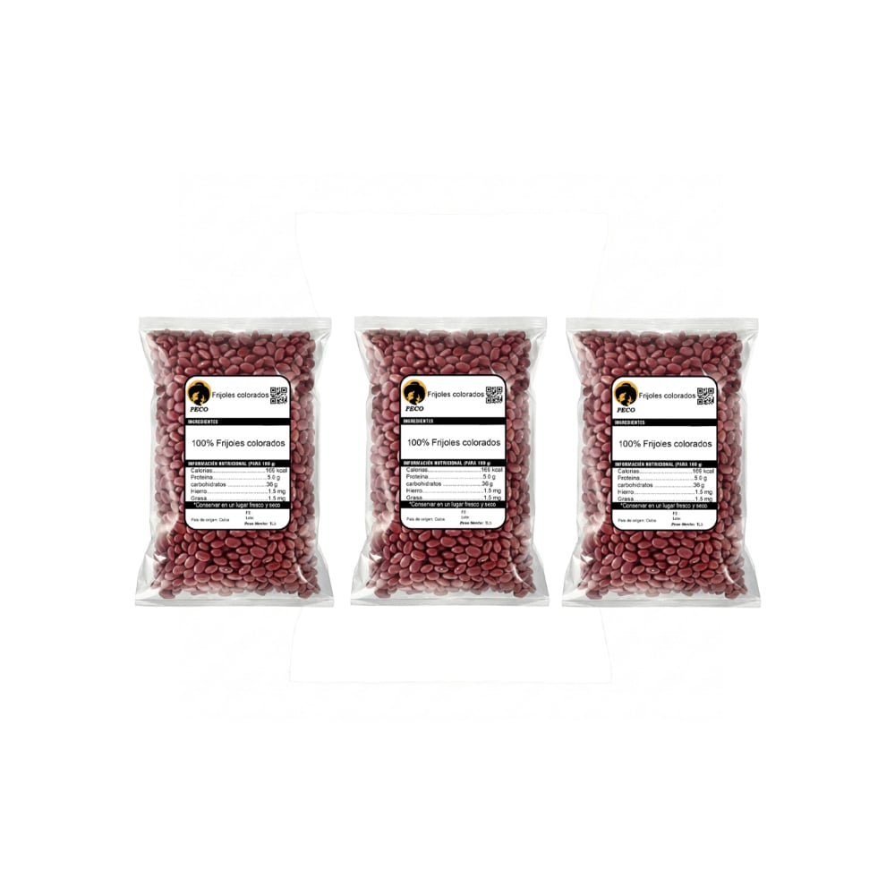 Frijoles colorados Peco (3 x 453.5 g / 1 lb) - Imagen 1
