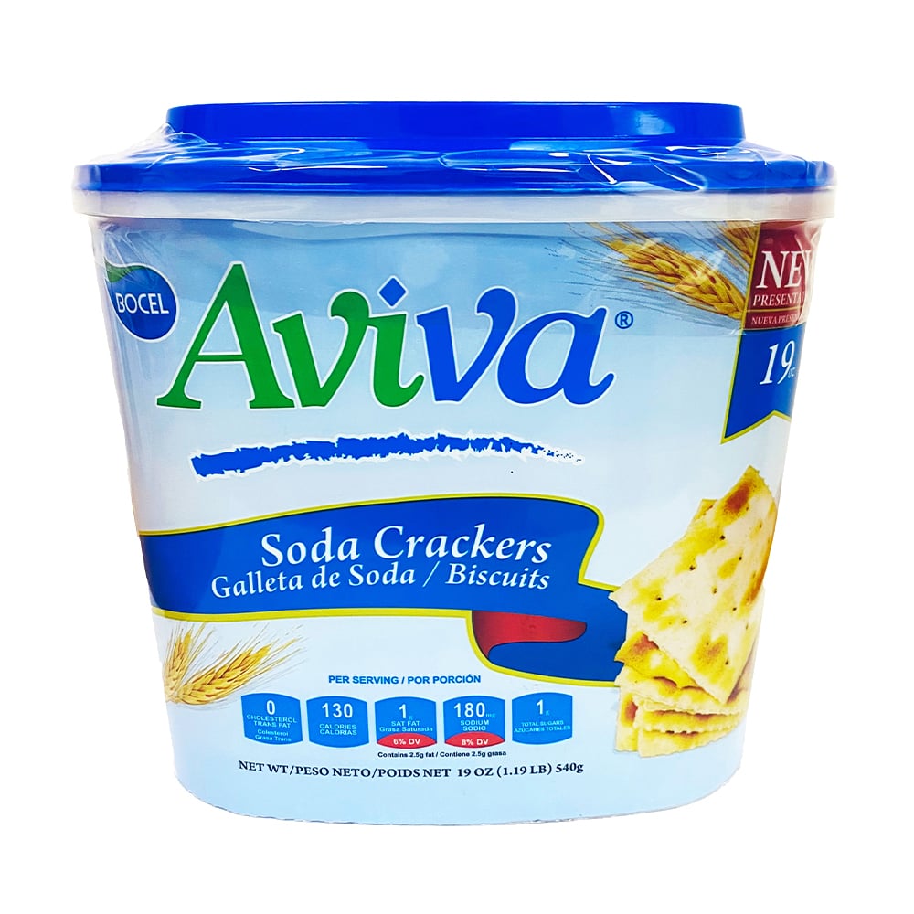 Galletas de soda Aviva (540 g / 1.19 lb) - Imagen 1