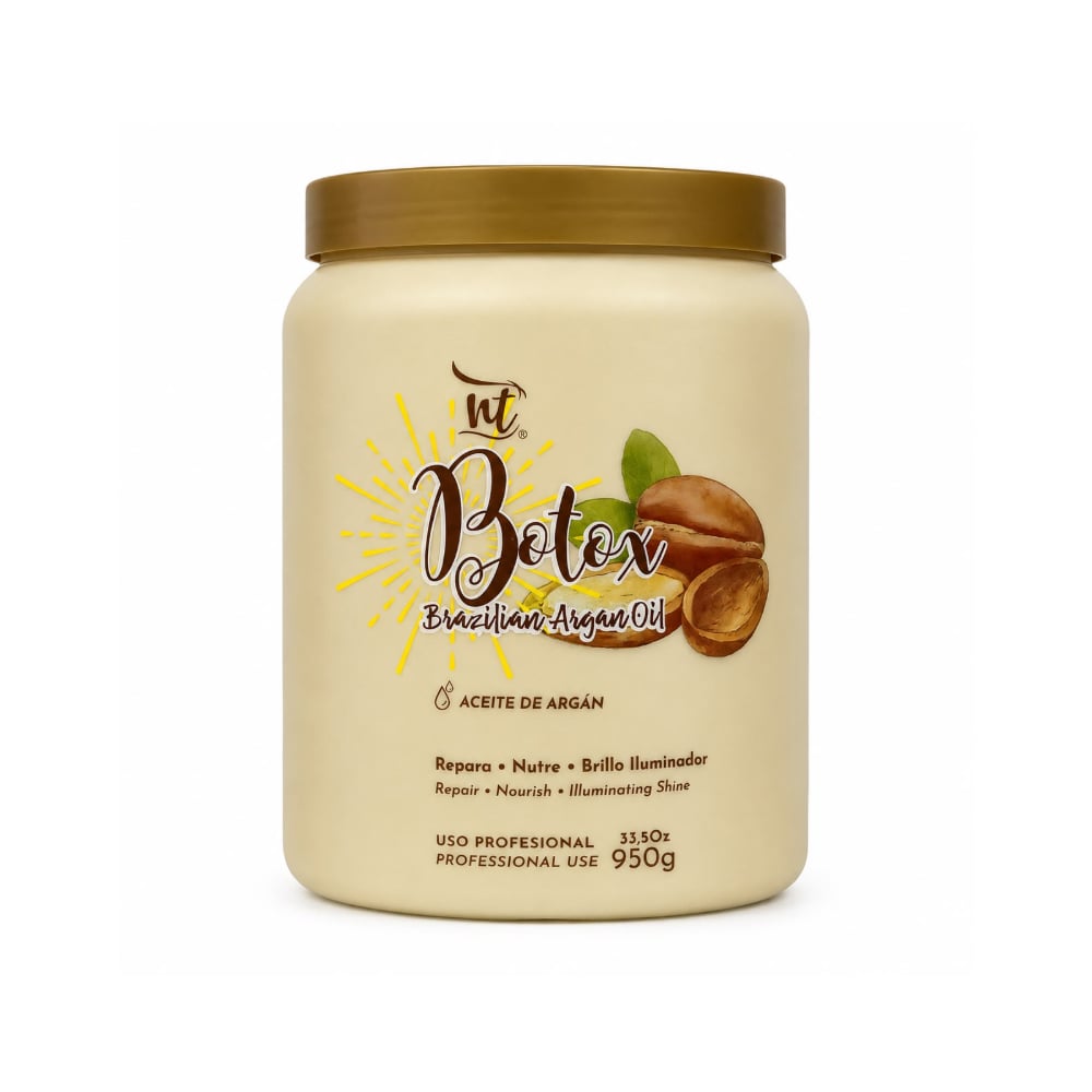 Botox para el cabello de aceite de argan Brazilian NT (950 g / 33.5 Oz) - Imagen 1