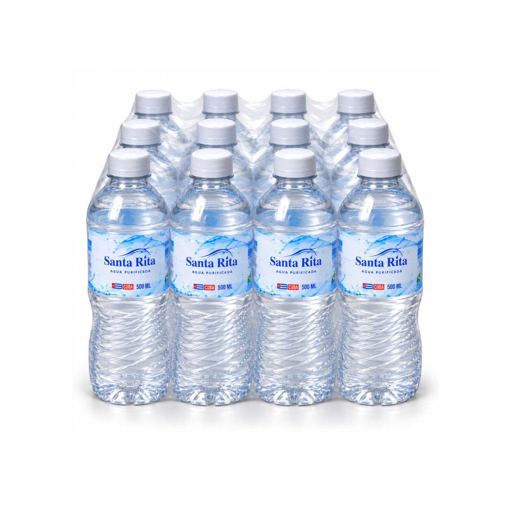 Agua purificada Santa Rita (12 x 500 ml) - Imagen 1