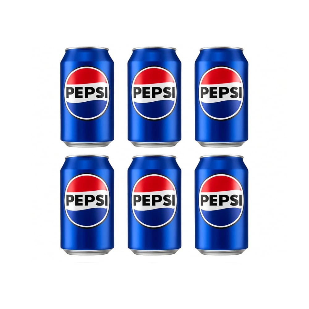 Refresco de cola Pepsi (6 x 355 ml / 12.52 oz) - Imagen 1