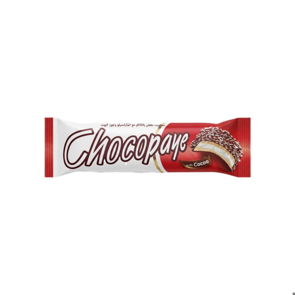 Galleta rellena de malvavisco y cubierta de chocolate y coco Chocopaye Simsek (50 g / 1.76 oz) - Imagen 1