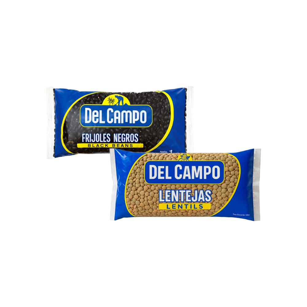 Frijoles negros Del Campo + Lentejas Del Campo - Imagen 1
