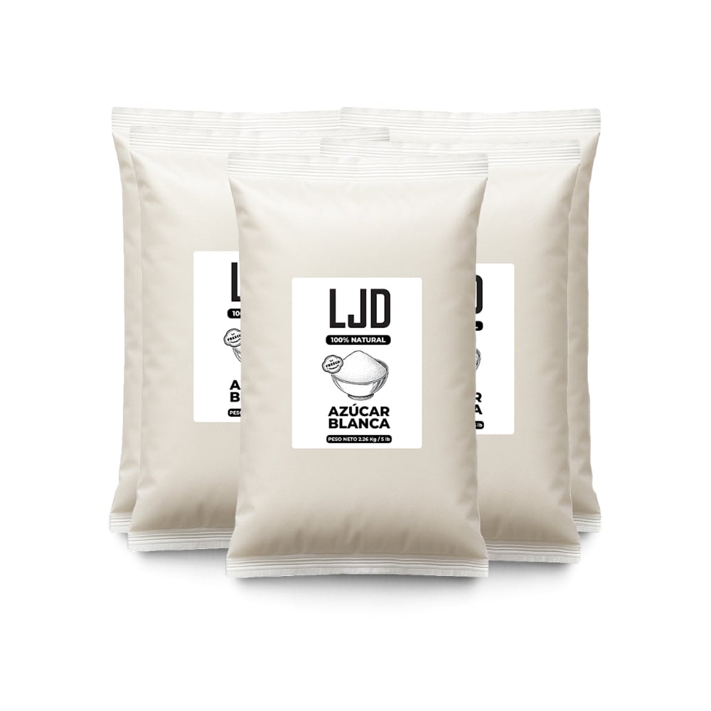 Azúcar blanca LJD (5 x 2.26 kg / 5 lb) - Imagen 1