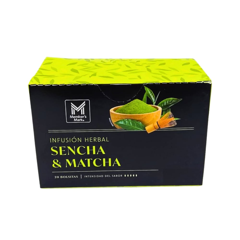 Infusión herbal sencha y matcha sin cafeína Member's Mark (36 g / 1.26 oz) - Imagen 1