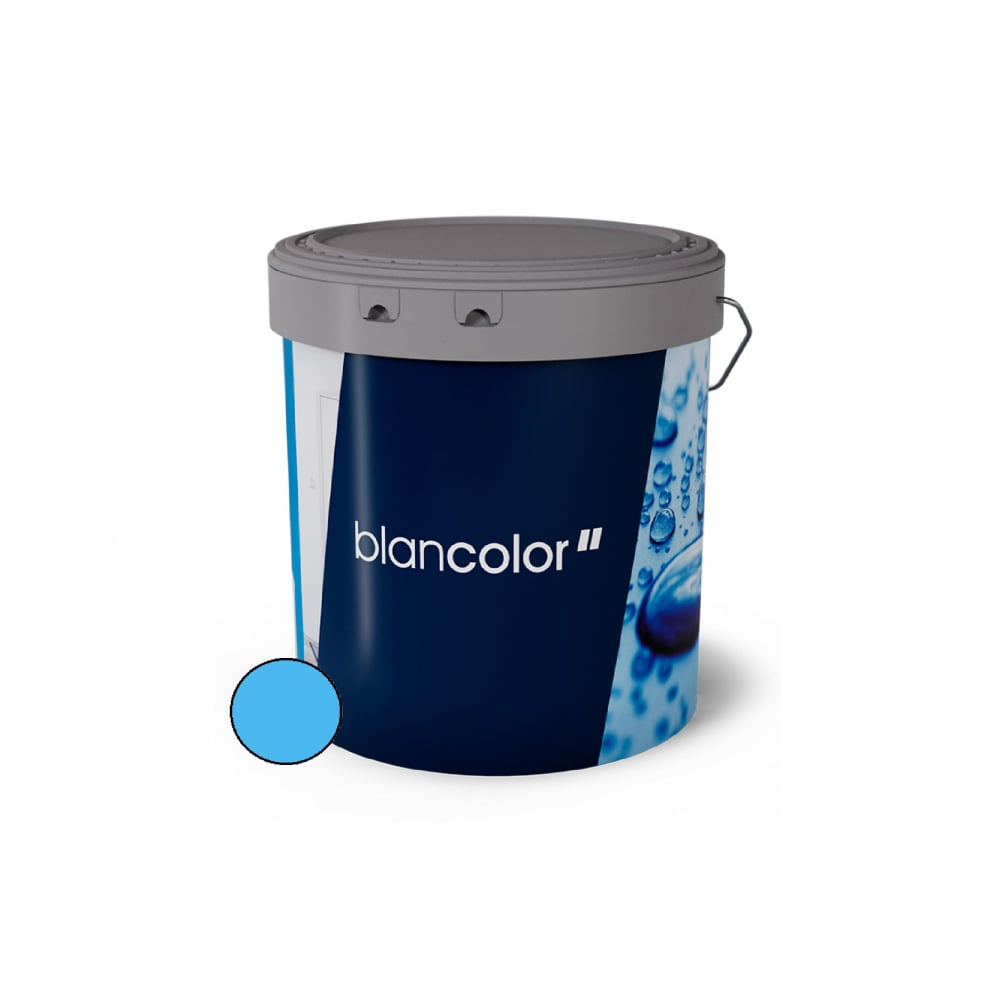 Pintura acrílica interior y exterior color azul cielo M - 444 Blancolor Isaval (12 L) - Imagen 1