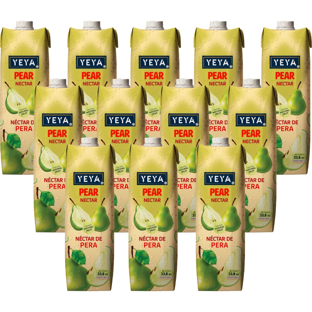 Néctar de pera YEYA (12 x 1 L / 33.8 fl oz) - Imagen 1