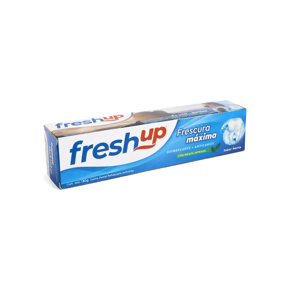 Crema dental refrescante anticaries sabor menta Fresh Up (130 g / 4.59 oz) - Imagen 1