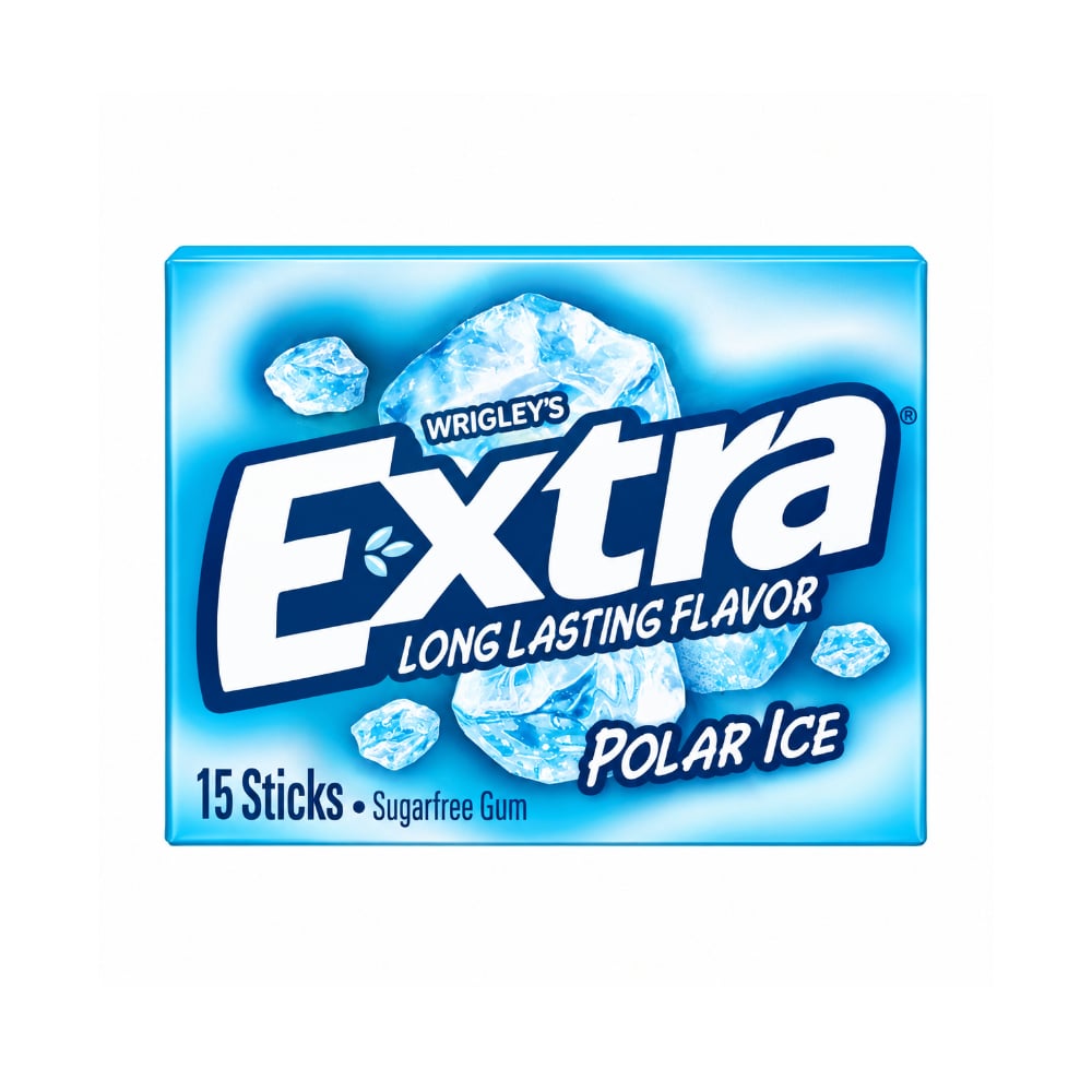 Chicle sin azúcar polar ice Wrigley's (15 U) - Imagen 1