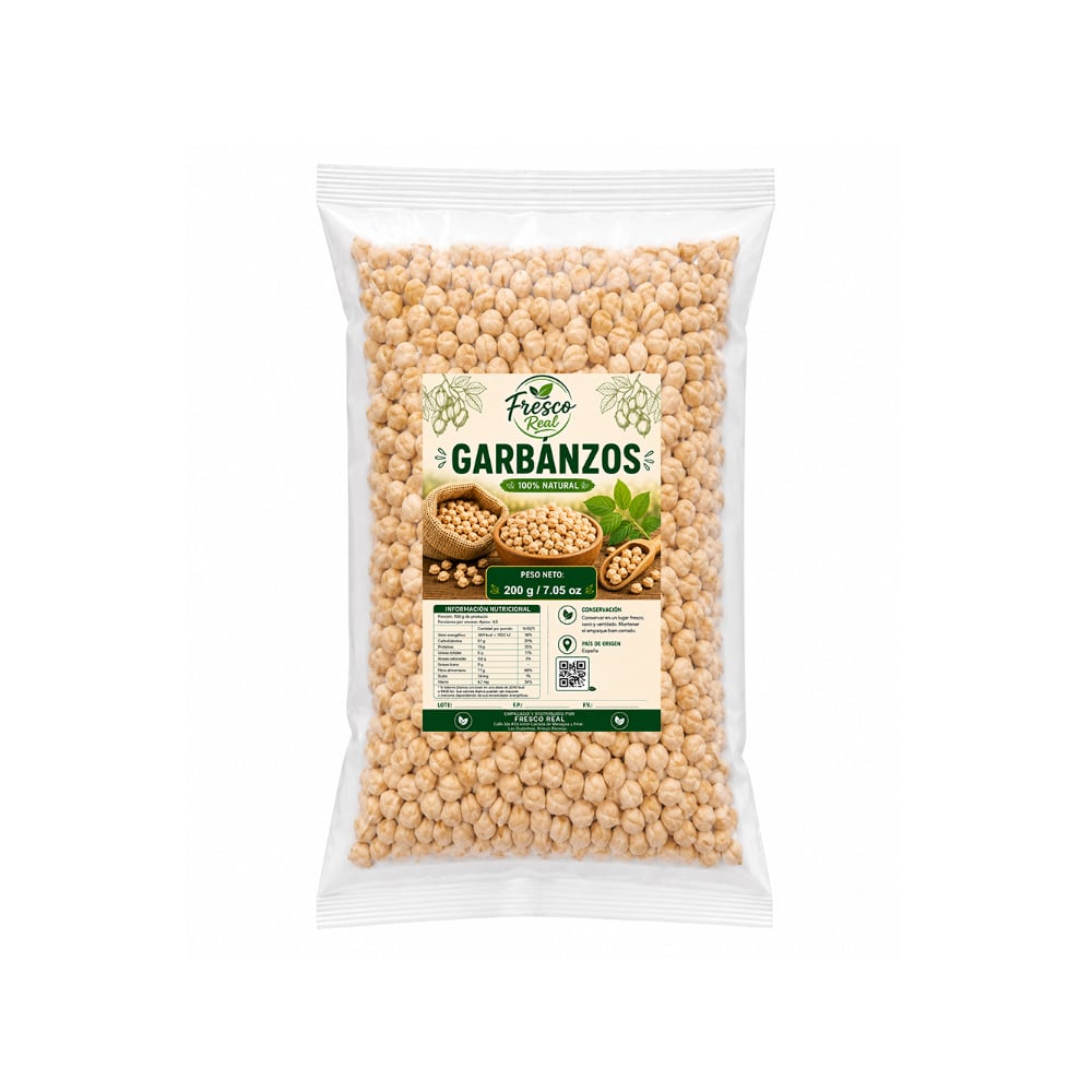 Garbanzos Fresco Real (200 g / 7.05 oz) - Imagen 1