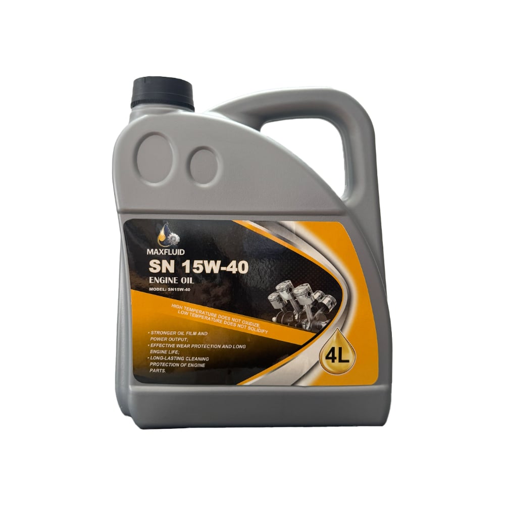 Aceite para motor SN 15W-40 Maxfluid (4 L) - Imagen 1