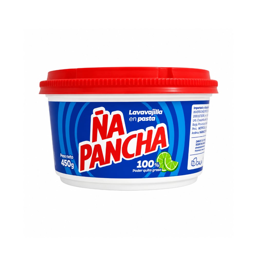 Detergente lavavajillas en pasta Ña Pancha (450 g / 15.8 oz) - Imagen 1