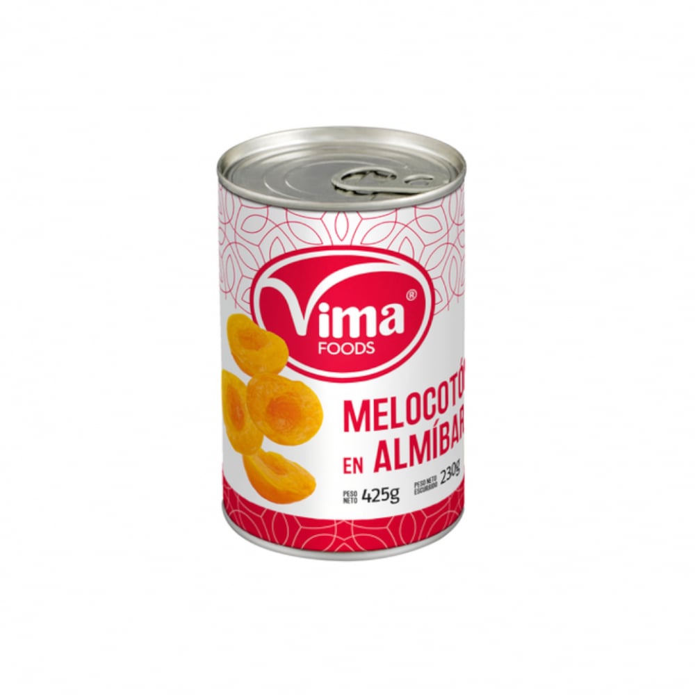 Melocotón en almíbar Vima Foods (425 g / 15 oz) - Imagen 1