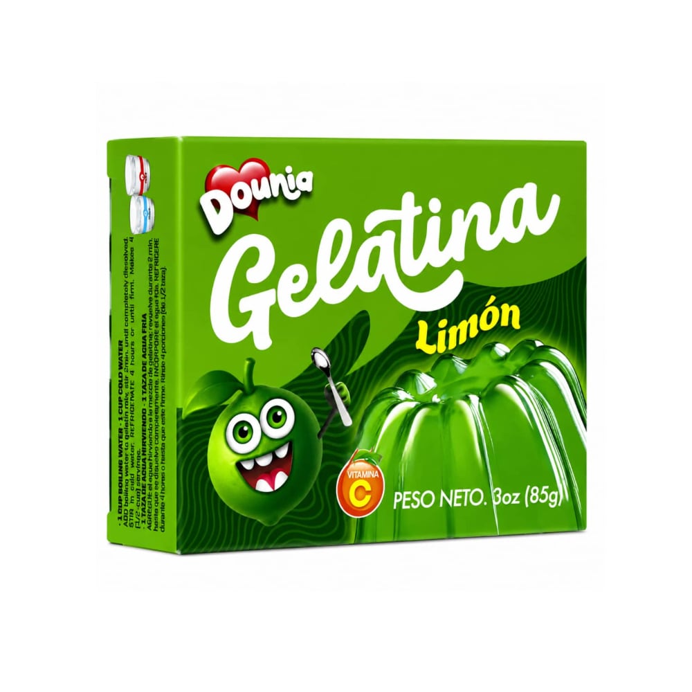 Gelatina con sabor a limón Dounia (85 g / 3 oz) - Imagen 1