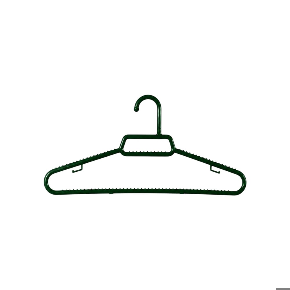 Perchas de plástico infantiles color verde Casa y Menaje (6 U) - Imagen 1
