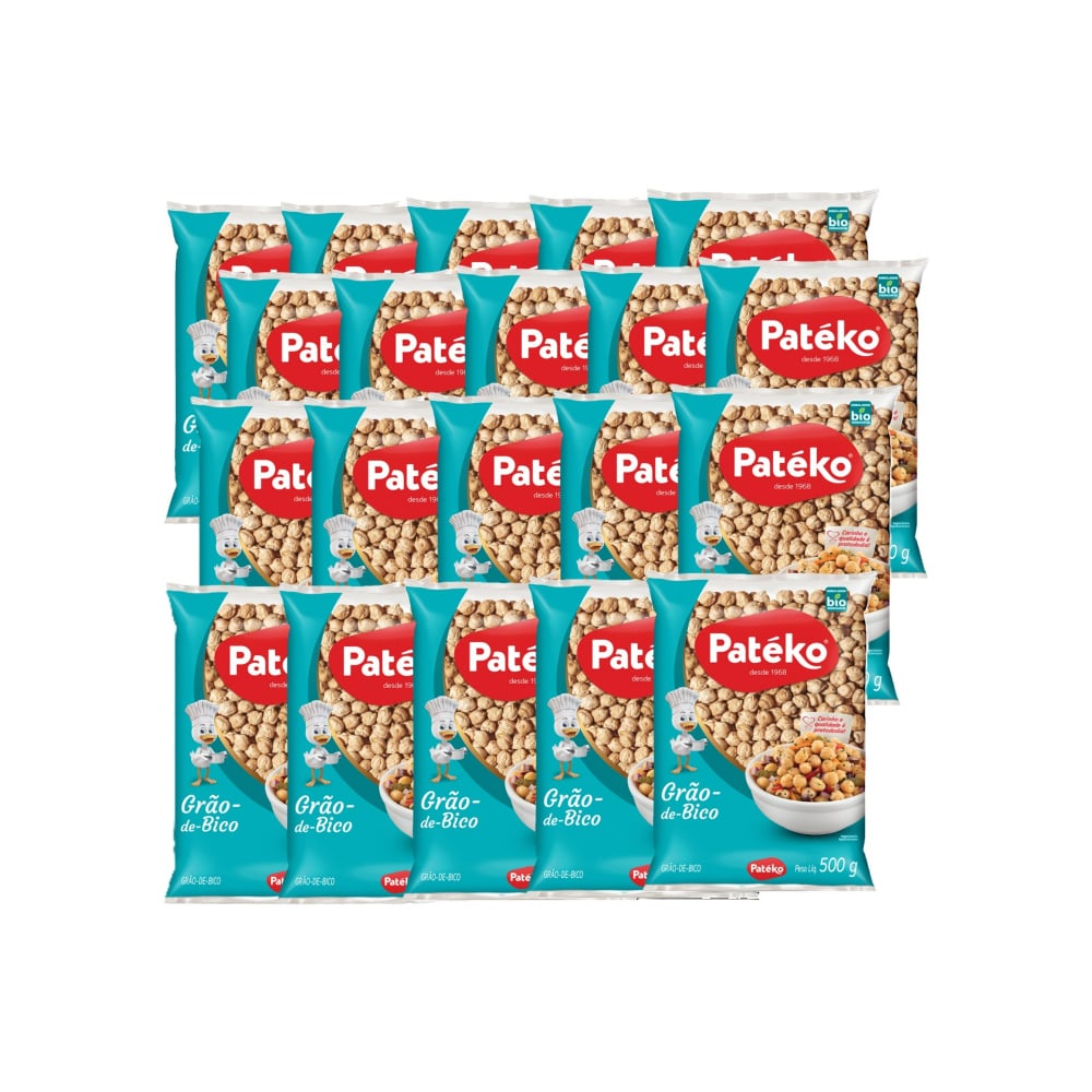 Garbanzos Patéko (20 x 500 g / 1.1 lb) - Imagen 1