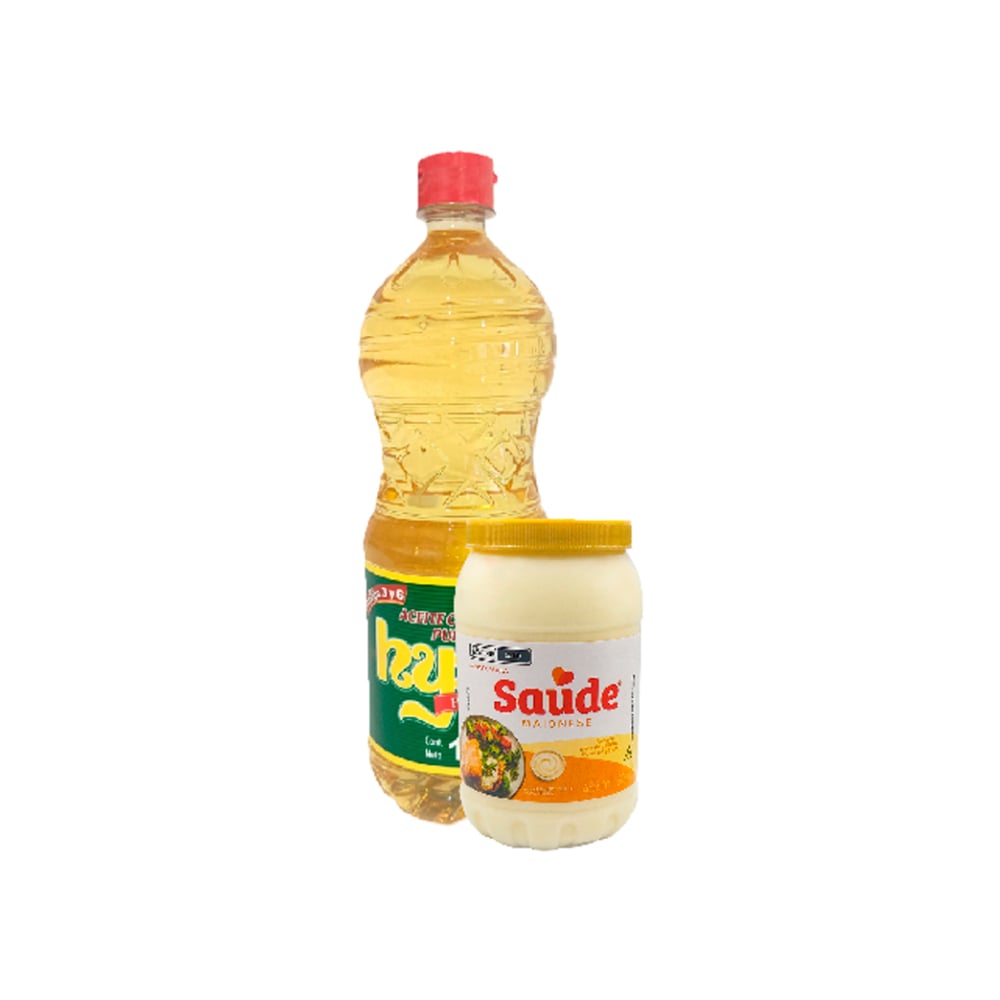 Aceite de soya puro Hysa (1 L) + Mayonesa Saude (483 ml) - Imagen 1