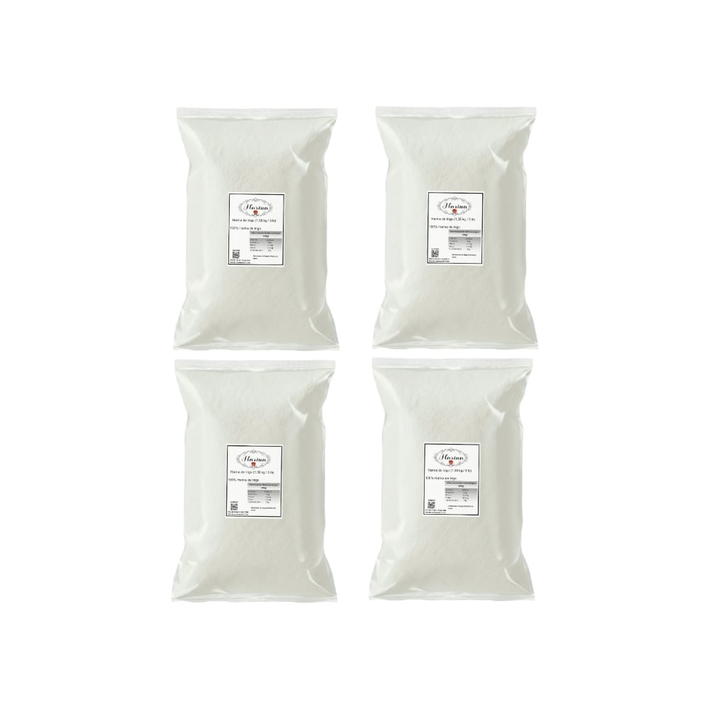 Harina de trigo Pida (4 x 1.36 kg / 3 lb) - Imagen 1