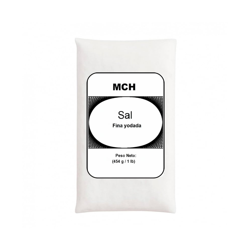 Sal fina yodada MCH (454 g / 1 lb) - Imagen 1