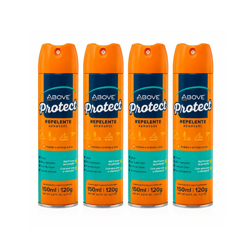 Repelente aerosol Above Protect (4 x 150 ml) - Imagen 1