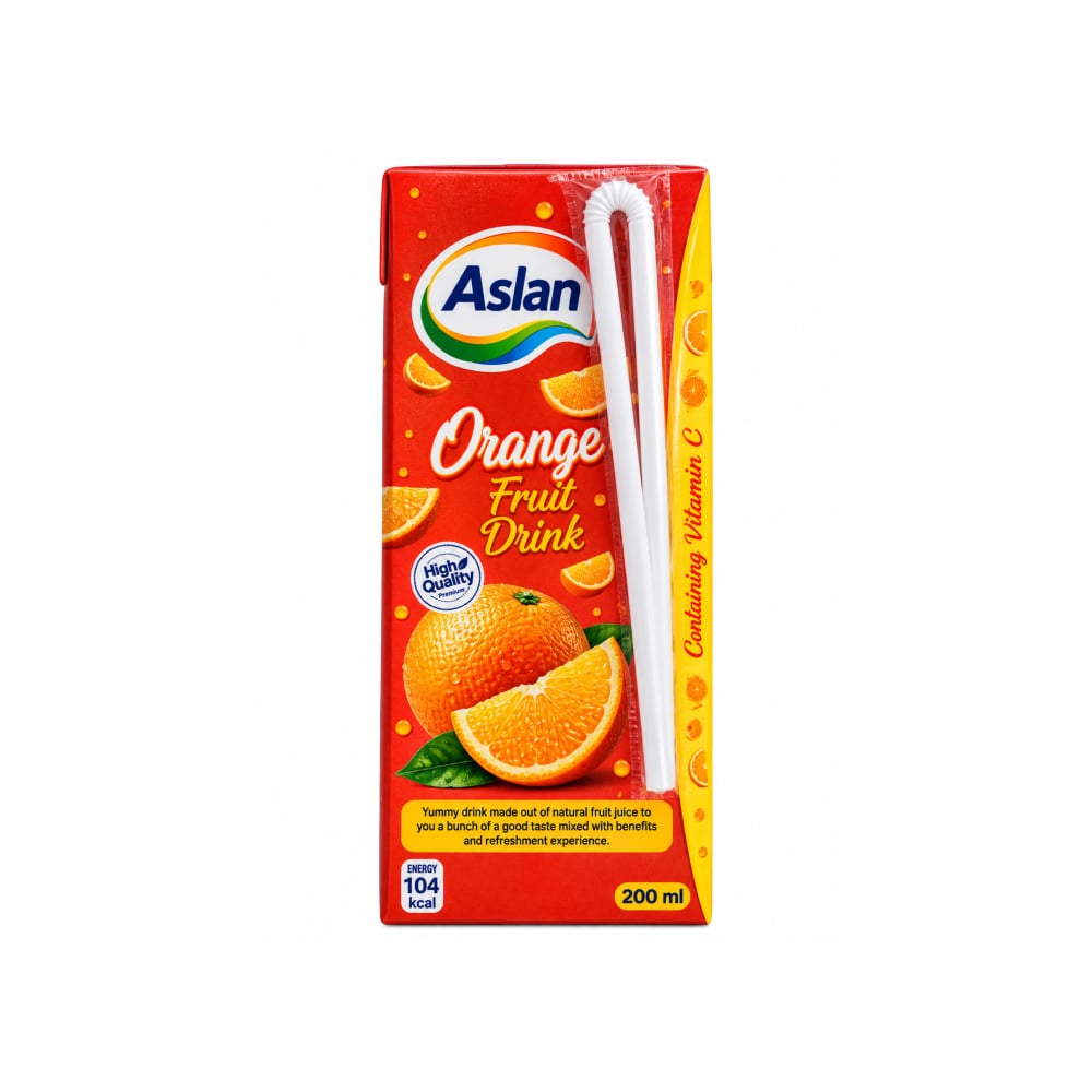 Jugo de naranja Aslan (200 ml) - Imagen 1