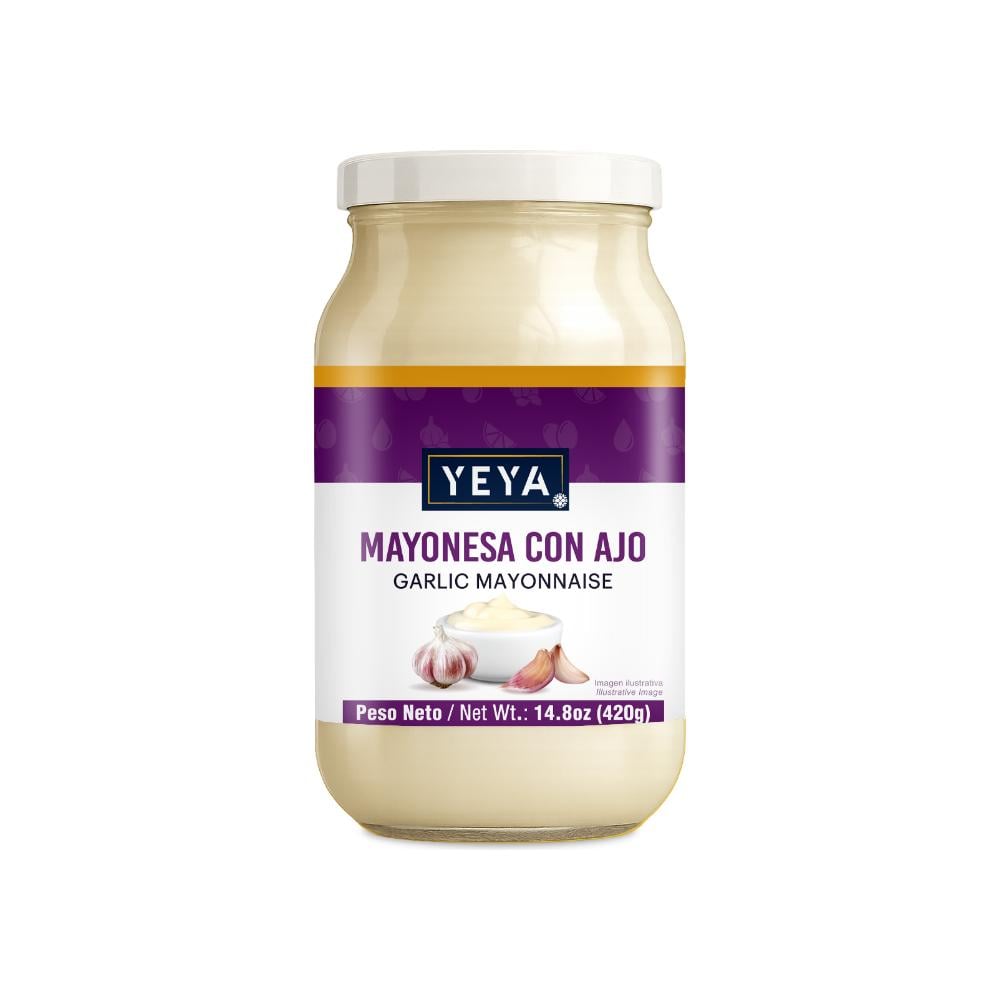 Mayonesa con ajo YEYA (420 g / 14.8 oz) - Imagen 1