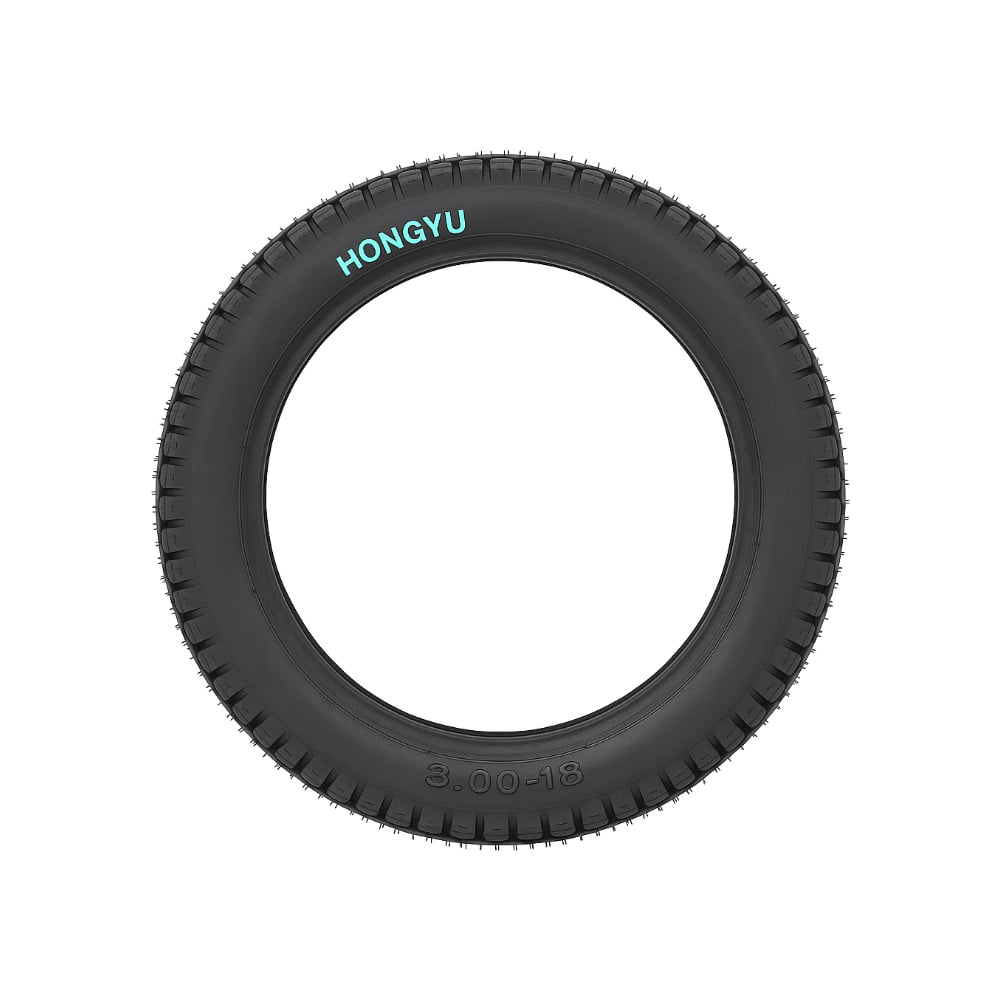 Neumático para motocicleta 3.00 - 18 Hongyu - Imagen 1