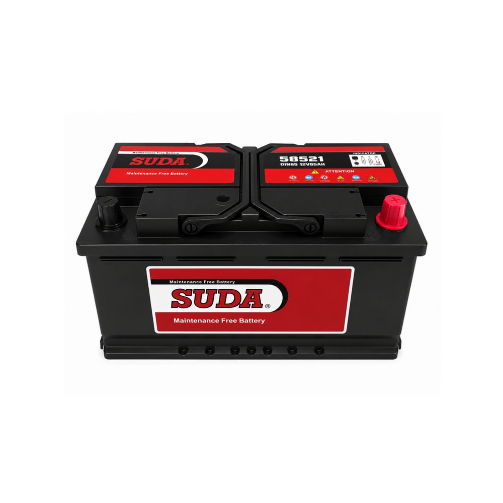 Batería automotriz 12V 85AH libre de mantenimiento Suda - Imagen 1