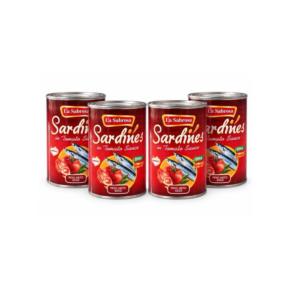 Sardina en salsa de tomate La Sabrosa ( 4 x 425 g / 14.99 oz) - Imagen 1