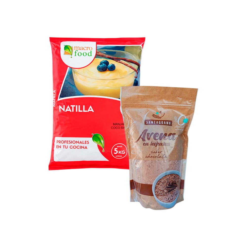 Combo: Avena Chocolate + Natilla Coco - Imagen 1
