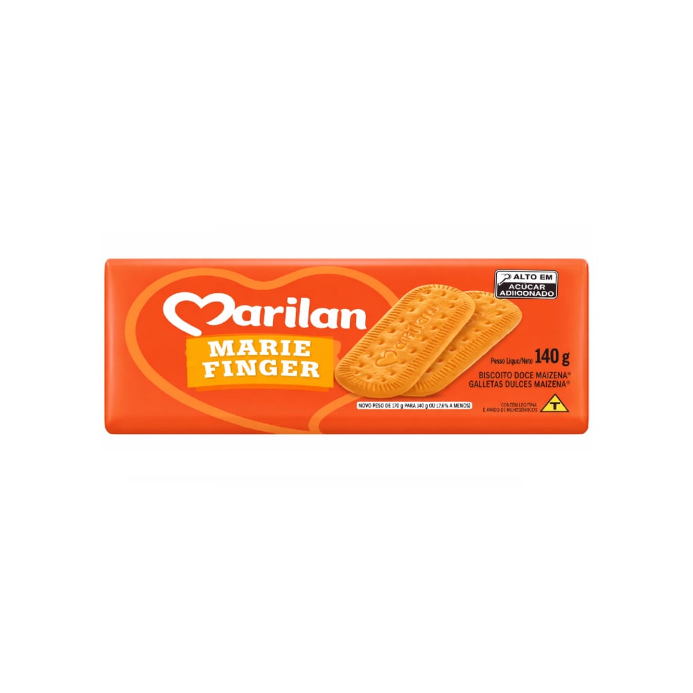 Galleta dulce de maizena Maria Finger Marilan (140 g / 4.9 oz) - Imagen 1