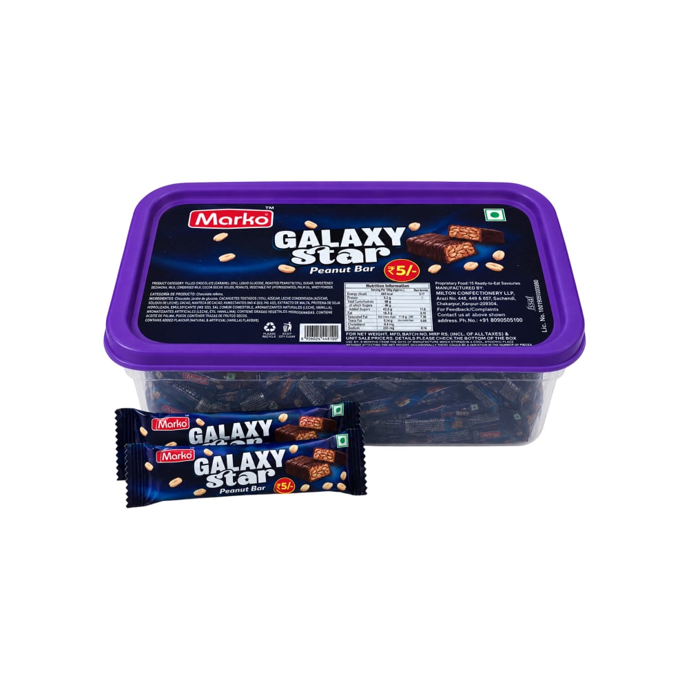 Chocolates rellenos de cacahuetes Galaxy Star Marko (30 x 13 g) - Imagen 1