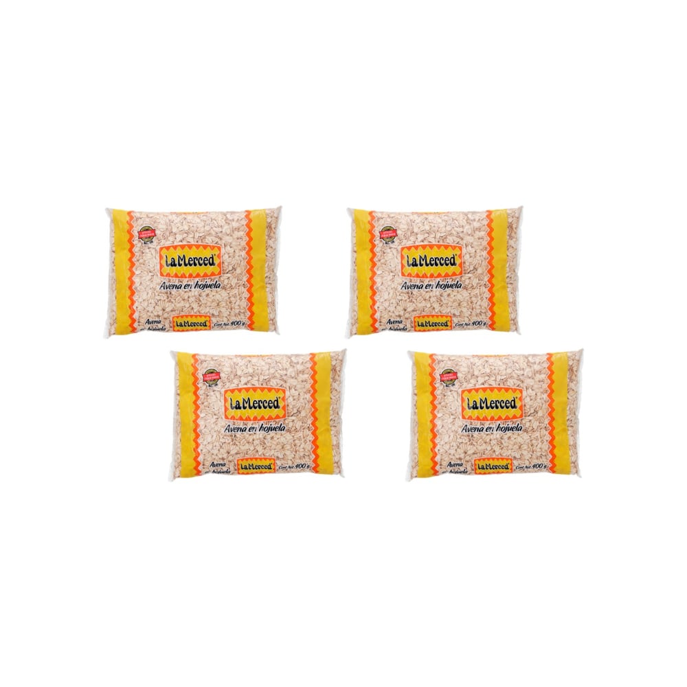 Avena en hojuela La Merced (4 x 400 g / 14.11 oz) - Imagen 1