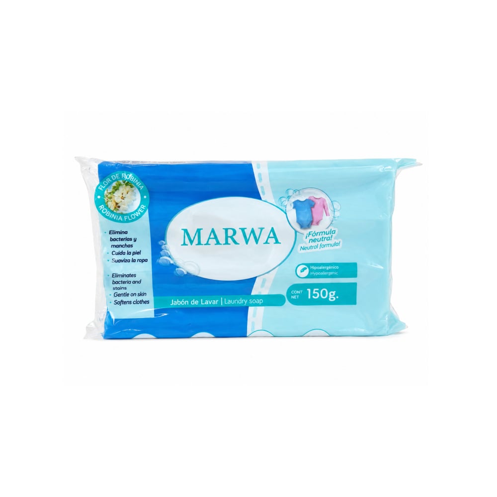 Jabón de lavar nautro Marwa (150 g / 5.29 oz) - Imagen 1