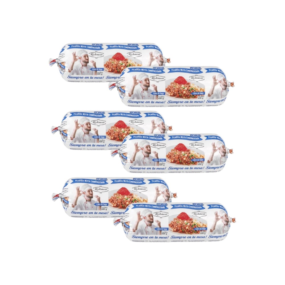 Picadillo mixto condimentado Richmeat (6 x 400 g / 14.10 oz) - Imagen 1