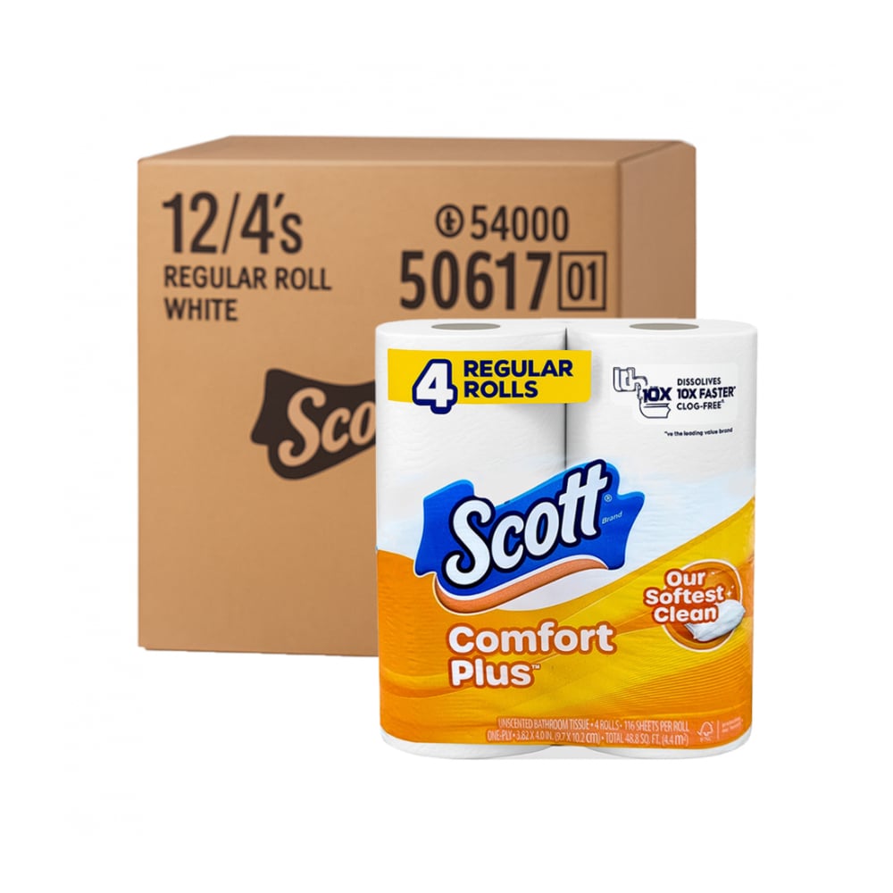 Papel sanitario doméstico Scott Brand (12 x 4 U) - Imagen 1