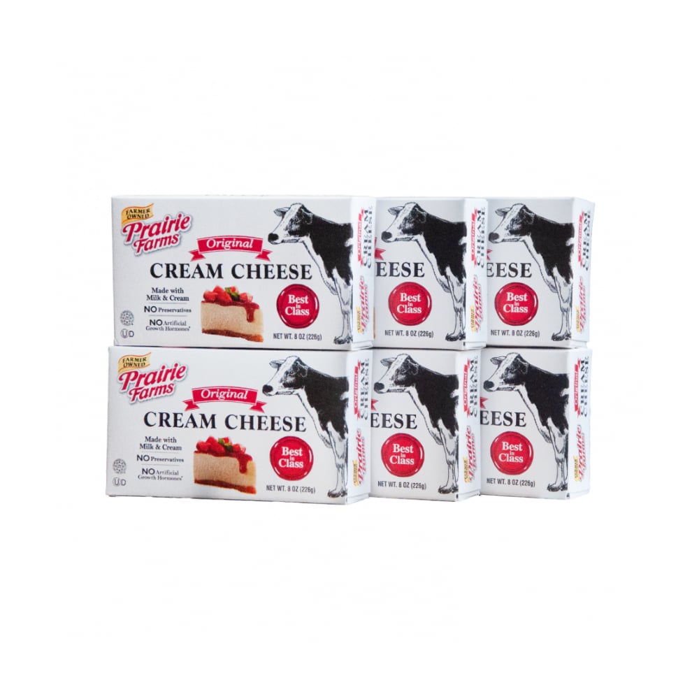 Queso crema Prairie Farms (6 x 226 g / 8 oz) - Imagen 1