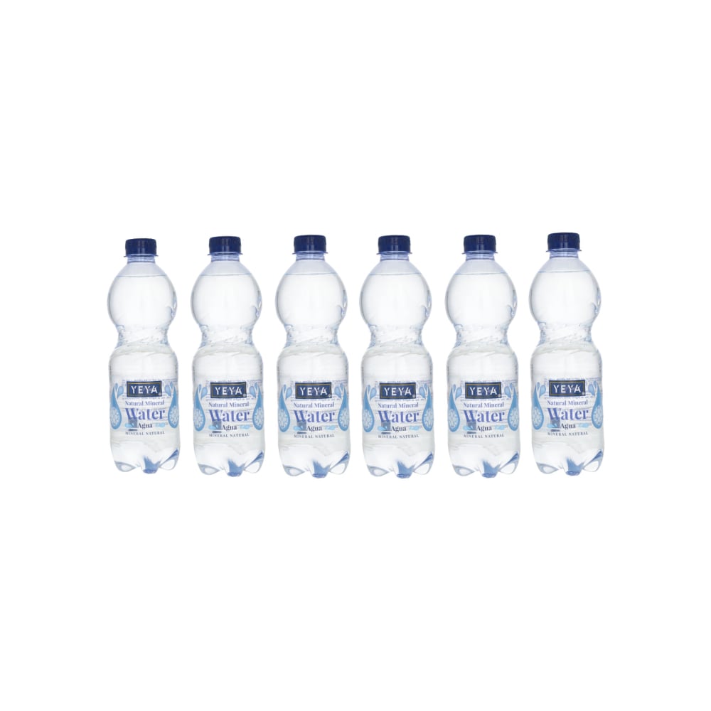 Agua mineral natural YEYA (6 x 500 ml) - Imagen 1