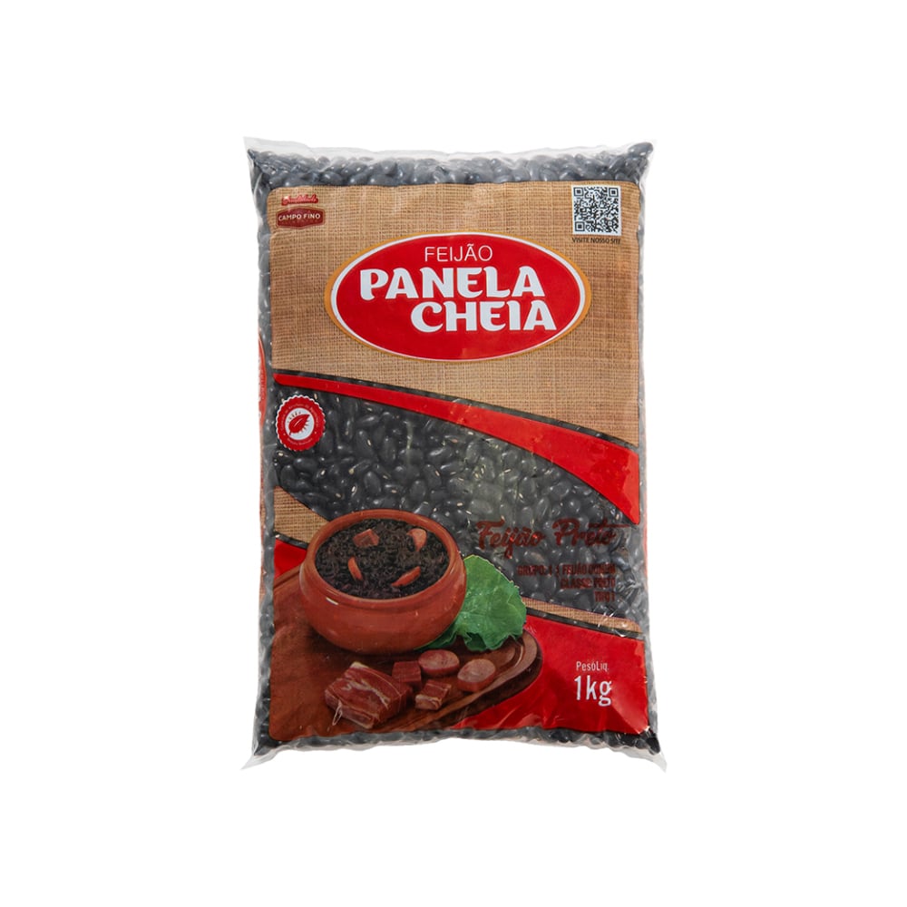 Frijol negro Panela Cheia (1 kg / 2.2 lb) - Imagen 1