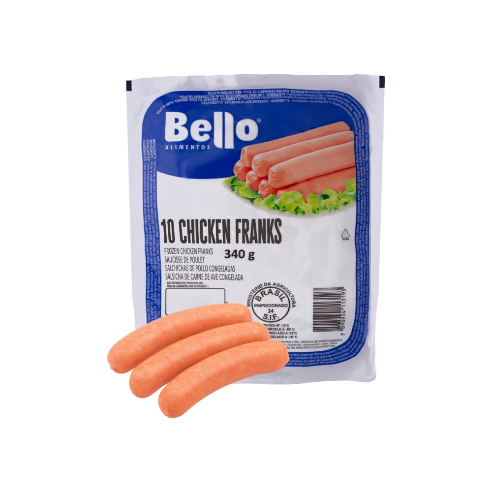 Salchichas de pollo Bello (340 g / 12 oz) - Imagen 1
