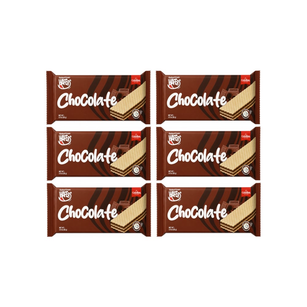 Sorbeto de vainilla con crema de chocolate Castellum (6 x 85 g / 3 oz) - Imagen 1