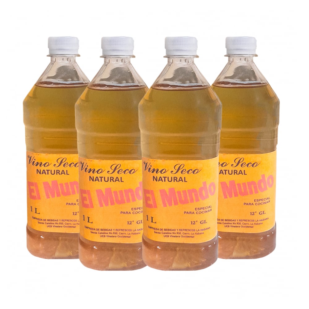 Vino seco natural El Mundo (4 x 1 L) - Imagen 1