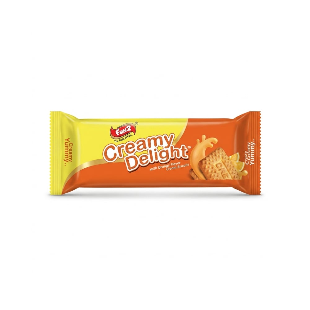 Galletas de Crema Sabor Naranja Fun2 (20 g) - Imagen 1