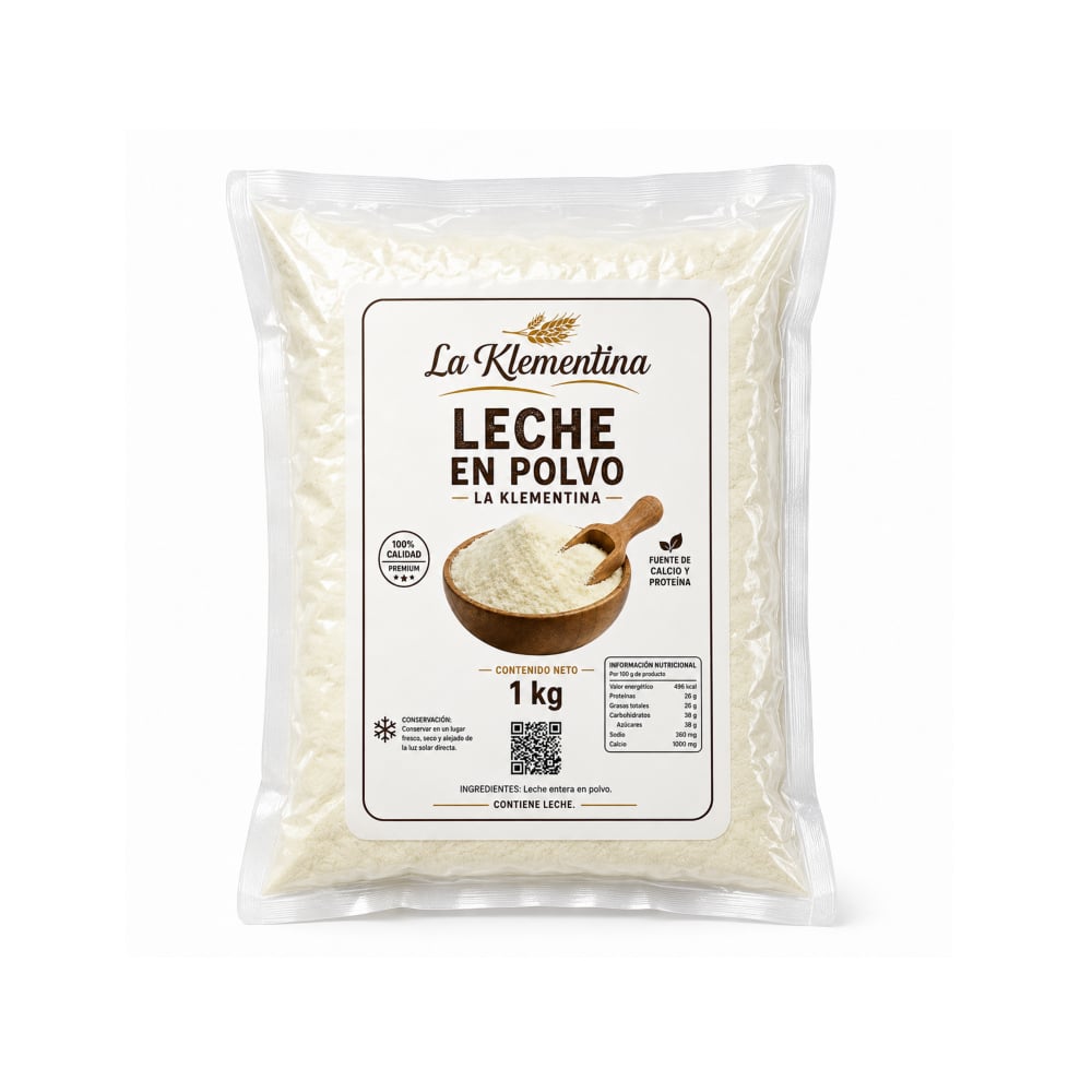 Leche en polvo La Klementina (1 kg / 2.2 lb) - Imagen 1